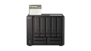 QNAP TS-h973AX-32G 9-Bay QuTS Hero NAS with 10GbE/2.5GbE...