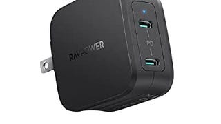 USB C Charger RAVPower 40W 2- Port iPhone Fast Charger...