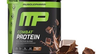 MusclePharm Combat Protein Powder, Chocolate Milk Flavor,...