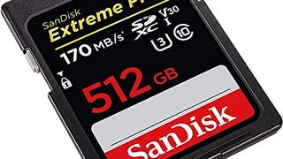 [Older Version] SanDisk 512GB Extreme PRO SDXC UHS-I Card...