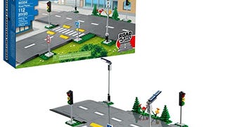 LEGO City Road Plates 60304 - Building Toy Set, Featuring...