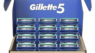 Gillette5 Mens Razor Blade Refills, 12 Count, Lubrastrip...