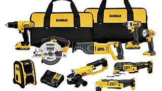 DEWALT 20V MAX Power Tool Combo Kit, 9-Tool Cordless Power...