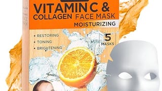 AZURE Vitamin C & Collagen Moisturizing Facial Mask- Anti...