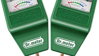 Dr.meter Soil Moisture Meter, 2 Packs Soil Test Kit for...