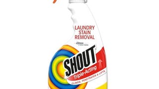 Shout Active Enzyme Laundry Stain Remover Spray, Triple-...