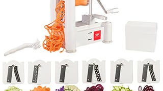 Paderno World Cuisine 6-Blade Vegetable Slicer / Spiralizer,...