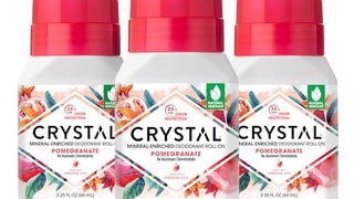 Crystal Mineral Deodorant Roll-On Body Deodorant With 24-...