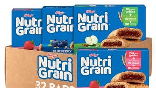 Nutri-Grain Soft Baked Breakfast Bars, Kids Snacks, Whole...