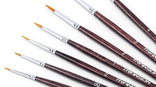 Transon Small Detail Paint Brushes 7pcs for Model Painting...