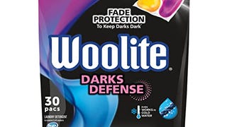 Woolite Darks Pacs, Laundry Detergent Pacs, 30 Count, for...