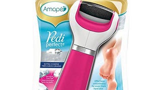 Amope Pedi Perfect Electronic Foot File, Dual-Speed Callus...