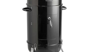 Cuisinart 18” Vertical Charcoal Smoker, Integrated Thermometer,...