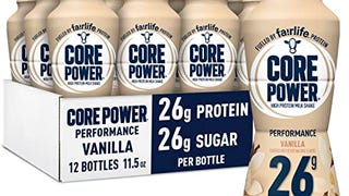 Core Power Protein Shakes (26g), Vanilla, No Artificial...