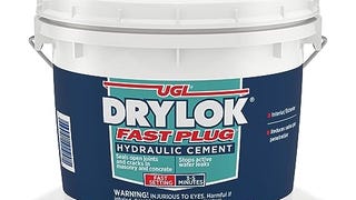 UGL DRYLOK Fast Plug Hydraulic Cement, 4 lb – Stops Water...