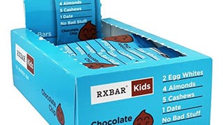 RXBAR Kids Real Food Protein Bar, Chocolate Chip, Gluten...