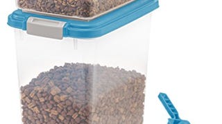 IRIS USA Dog Food Storage Container, 30 lbs & 11 lbs Combo,...