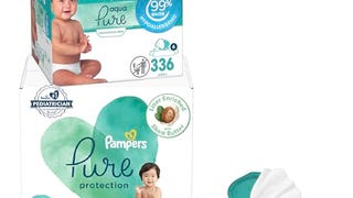 Pampers Pure Protection Disposable Baby Diapers Size 3,...