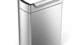 simplehuman 48 Liter / 12.7 Gallon Touch-Bar Dual Compartment...