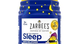 Zarbee's Children's Sleep Gummies with Melatonin, Non-Habit...