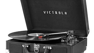 Victrola Vintage 3-Speed Bluetooth Portable Suitcase Record...