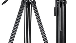 Cayer BV30L Video Tripod System, 72" Heavy Duty Aluminum...