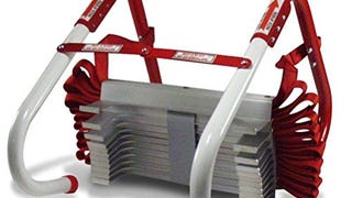 Kidde Fire Escape Ladder, 2-Story Rope Ladder, Extends...