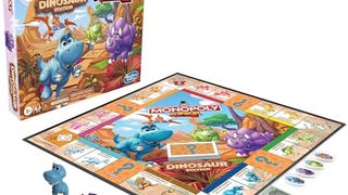 Hasbro Gaming Monopoly Junior Dinosaur Edition Board Game,...