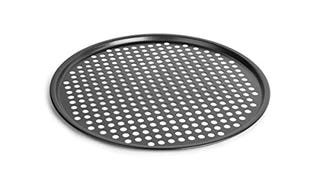 Fox Run Pizza Crisper Pan, Carbon Steel, Non-Stick,Black,...