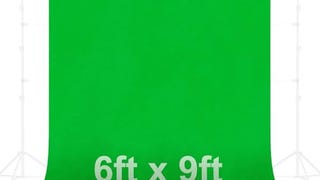 EMART Green Screen Backdrop, 6 x 9 Ft Photography Greenscreen...