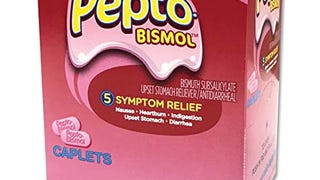 Pepto-Bismol BXPB25 Tablets, Two Tablets per Pack, 25 Packs/...