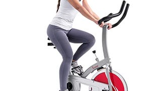 Sunny Health & Fitness Indoor Cycling Exercise Bike with...