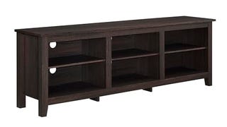 Walker Edison Wren Classic 6 Cubby TV Stand for TVs up...