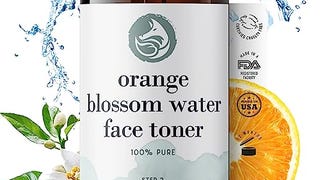 Orange Blossom Water Face Toner - Alcohol-Free Daily Facial...