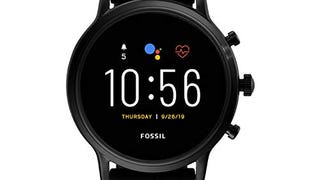 Fossil 44mm Gen 5 Carlyle Stainless and Silicone Touchscreen...