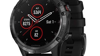 Garmin fenix 5 Plus, Premium Multisport GPS Smartwatch,...