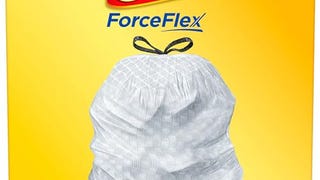 Glad ForceFlex Tall Kitchen Drawstring Trash Bags, 13 Gallon,...