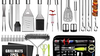 34Pcs BBQ Grill Accessories Tools Set, 16 Inches Stainless...