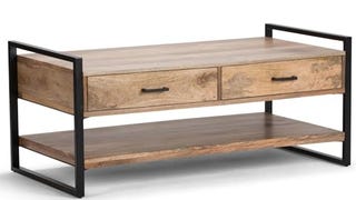 SIMPLIHOME Bedford SOLID WOOD Universal TV Media Stand,...