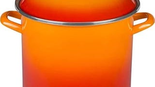 Le Creuset Enamel On Steel Stockpot, 10 qt., Flame