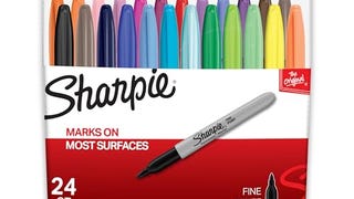 Sharpie Permanent Markers, Fine Point, Assorted Colors,...