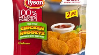 Tyson Fully Cooked Chicken Nuggets, Frozen Chicken Nuggets,...