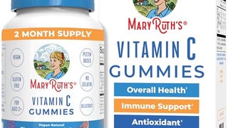 MaryRuth Organics Vegan Vitamin C Gummies | 2 Month Supply...