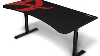 Arozzi Arena Gaming Desk 63" Wide, Ultrawide Curved Gaming...