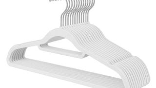 USA Made Super Heavy Duty White Plastic Hangers Pack of...