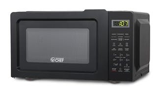 COMMERCIAL CHEF 0.7 Cubic Foot Microwave with 10 Power...