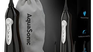 Aquasonic Aqua Flosser - Professional Rechargeable Water...