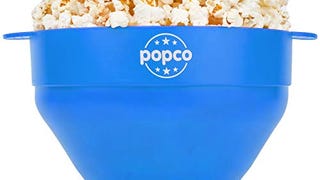 Popco Silicone Microwave Popcorn Popper with Handles - 15...