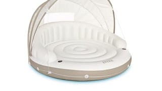 INTEX 58292EP Canopy Island Inflatable Pool Float: Comfortable...