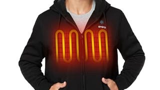 ORORO Heated Hoodie with Battery Pack (Large, Black)